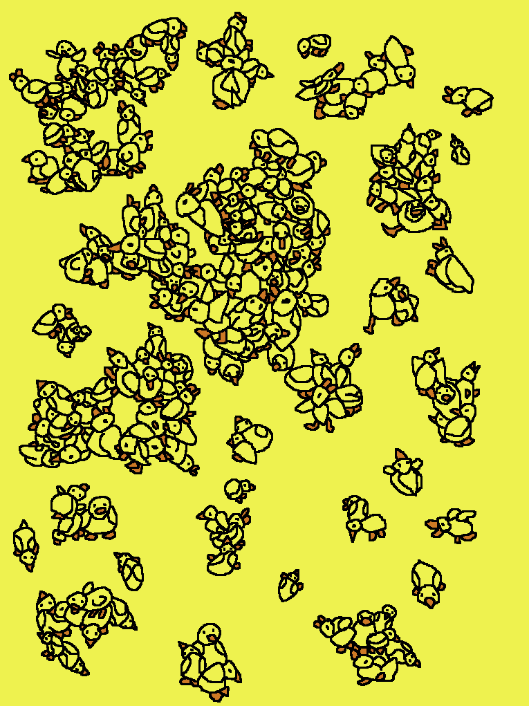 MSPaint Spirit Animal Chickens